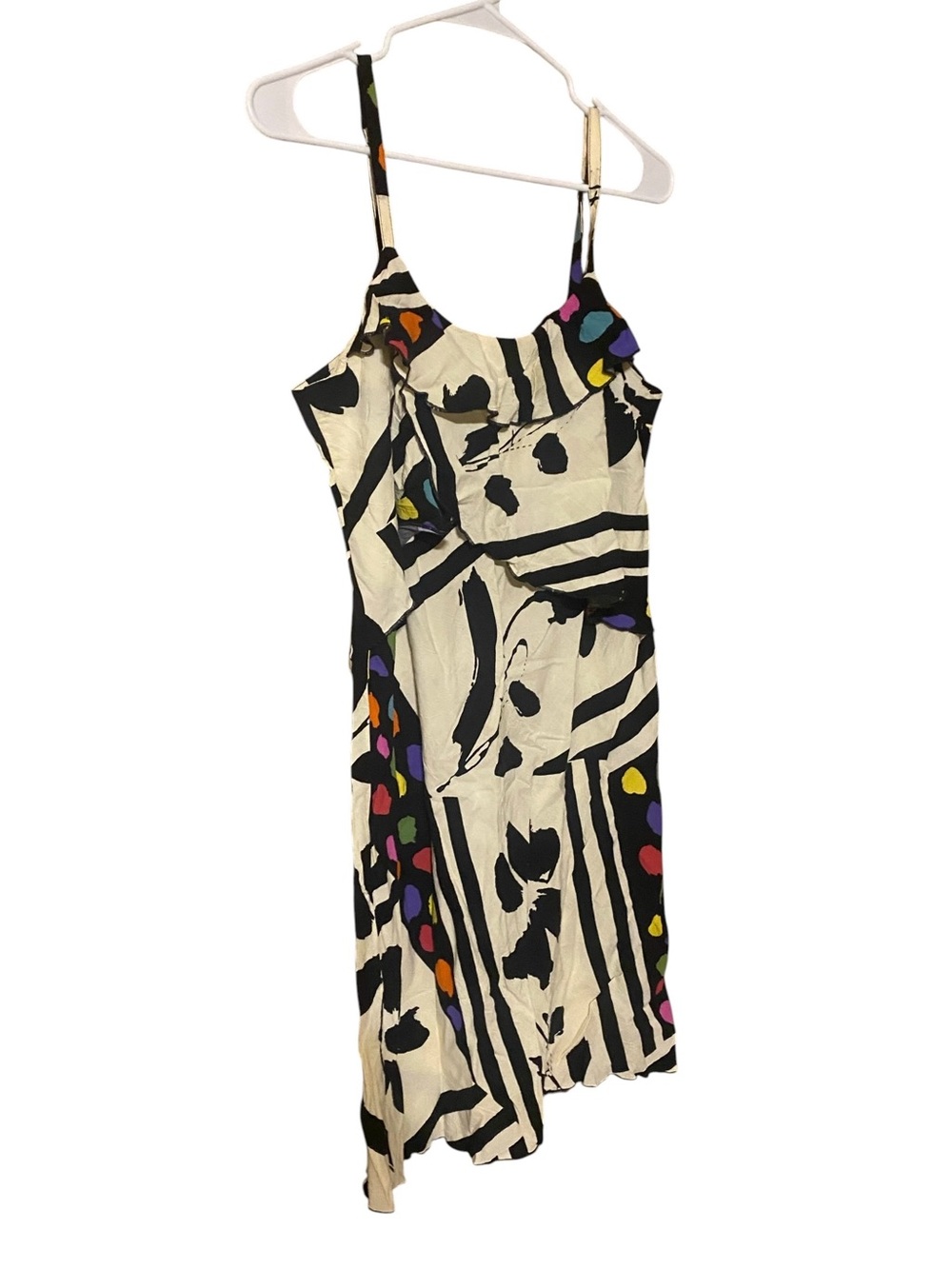 VINTAGE Y2K Jams World Mini Dress Large Abstract Artsy Colorful 90’s Hawaii USA - Picture 13 of 16